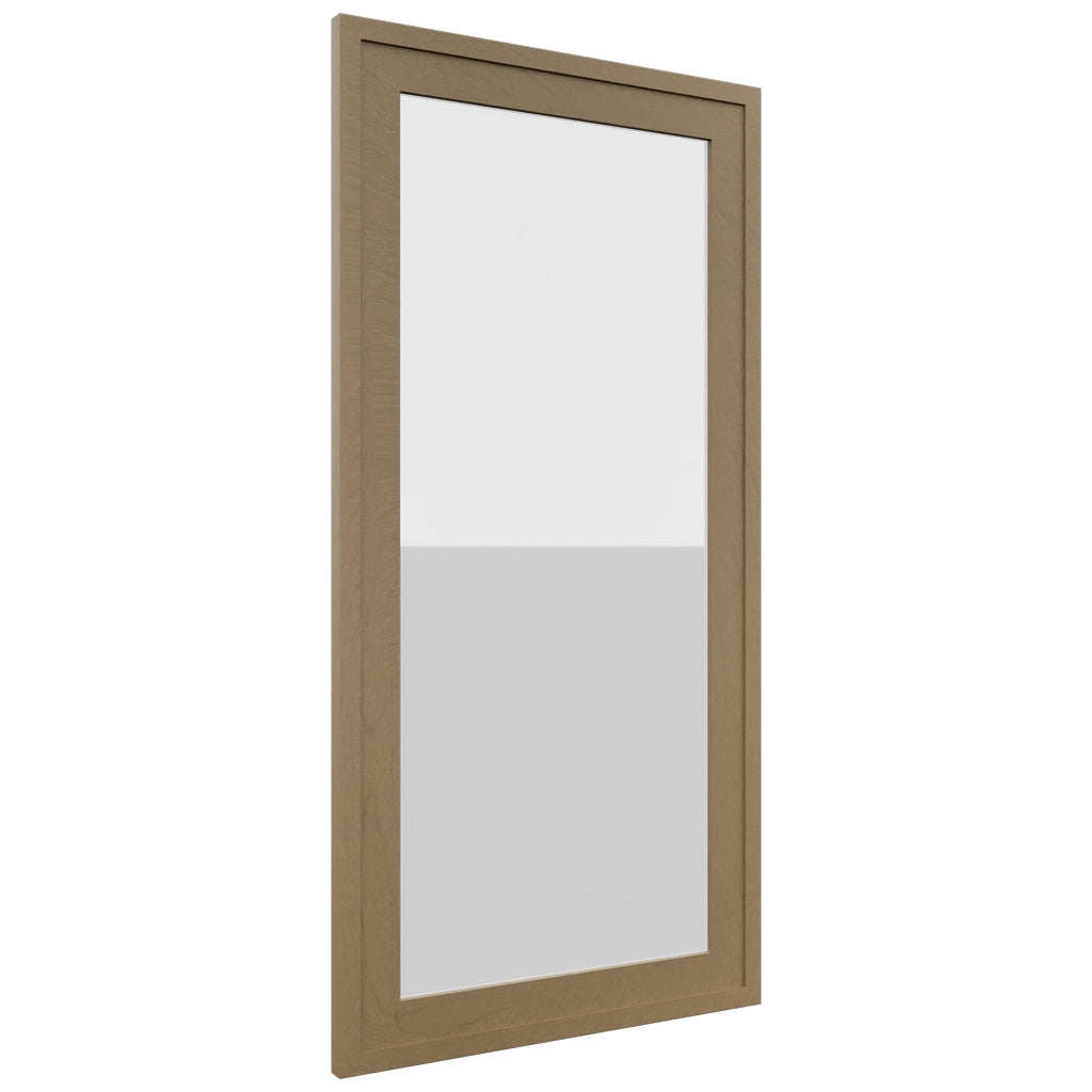 Fabuwood Luna Truffle DS GDW1836 Wall Glass Door, Front View