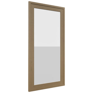 Fabuwood Luna Truffle DS GDW1836 Wall Glass Door, Front View