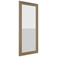 Fabuwood Luna Truffle DS GDW1842 Wall Glass Door, Front View