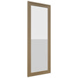 Fabuwood Luna Truffle DS GDWD1860 Wall Glass Door, Front View