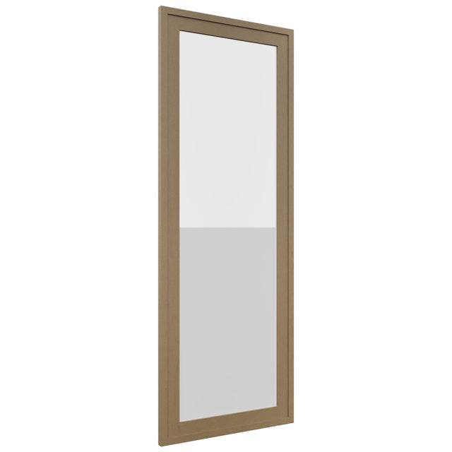 Fabuwood Luna Truffle DS GDWD1860 Wall Glass Door, Front View