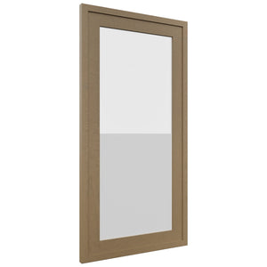 Fabuwood Luna Truffle DS GDWDC2430 Wall Glass Door, Front View