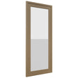 Fabuwood Luna Truffle DS GDWDC2436 Wall Glass Door, Front View
