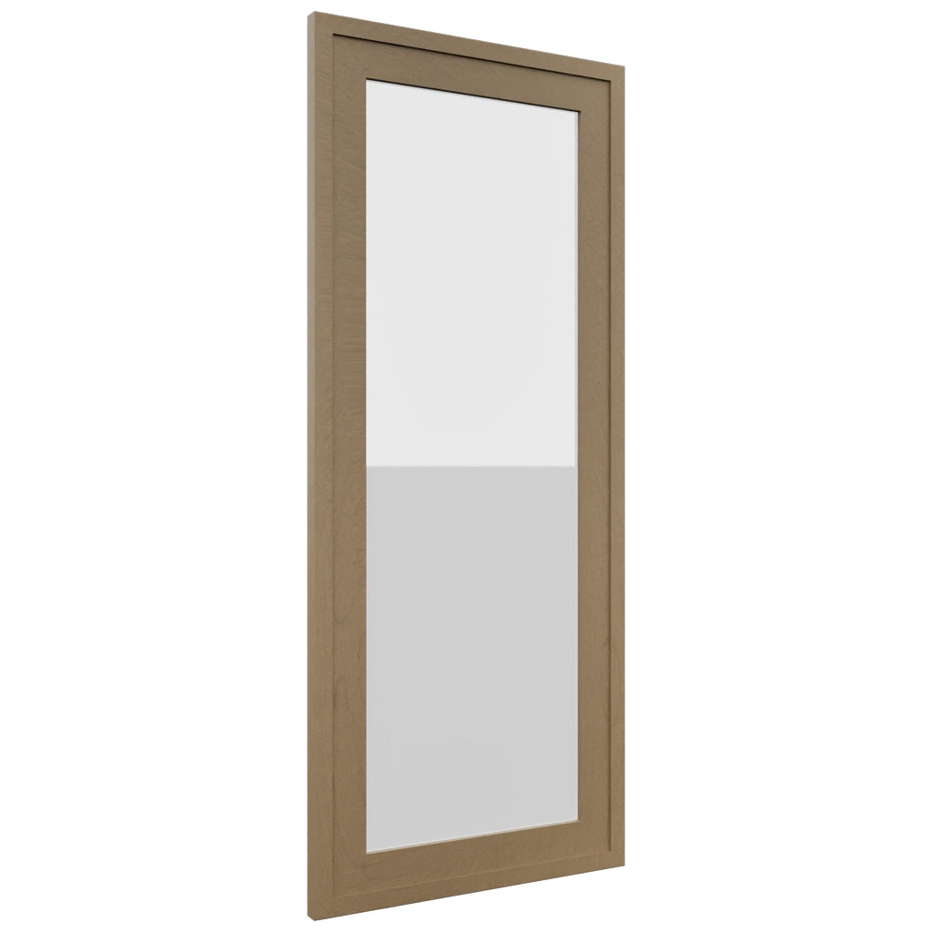 Fabuwood Luna Truffle DS GDWDC2436 Wall Glass Door, Front View