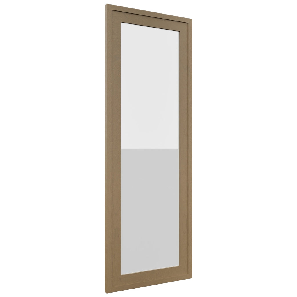 Fabuwood Luna Truffle DS GDWDC2442 Wall Glass Door, Front View