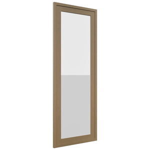 Fabuwood Luna Truffle DS GDWDC2442 Wall Glass Door, Front View