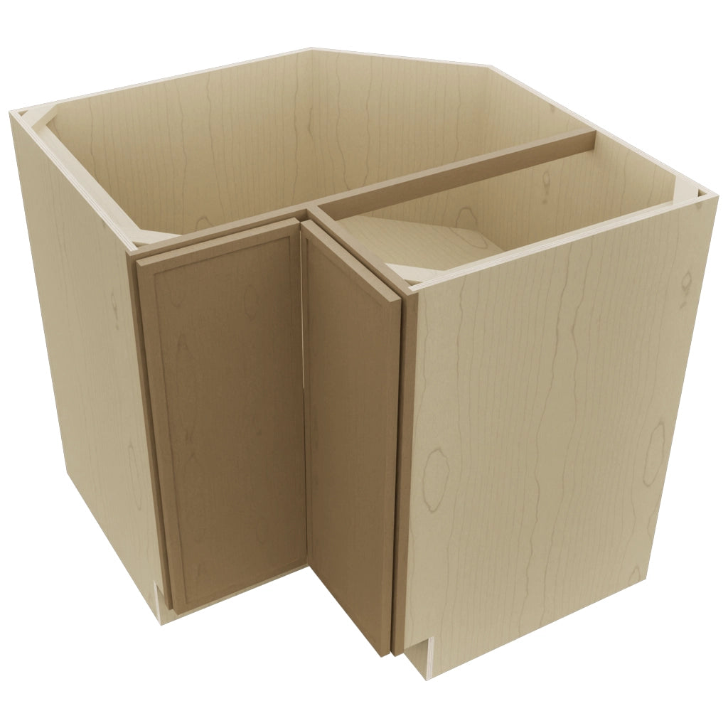 Fabuwood Luna Truffle ERB36 Base Corner Easy Reach Cabinet, Top View