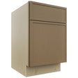 Fabuwood Luna Truffle FD18 Vanity Desk, Front View