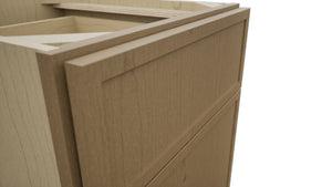 Fabuwood Luna Truffle FD18 Vanity Desk, Detail View
