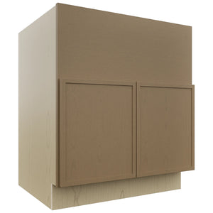 Fabuwood Luna Truffle FS30 Base Farm Sink Cabinet, Front View