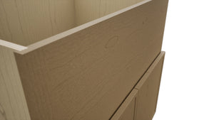 Fabuwood Luna Truffle FS33 Base Farm Sink Cabinet, Detail View