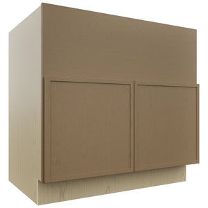 Fabuwood Luna Truffle FS36 Base Farm Sink Cabinet, Front View