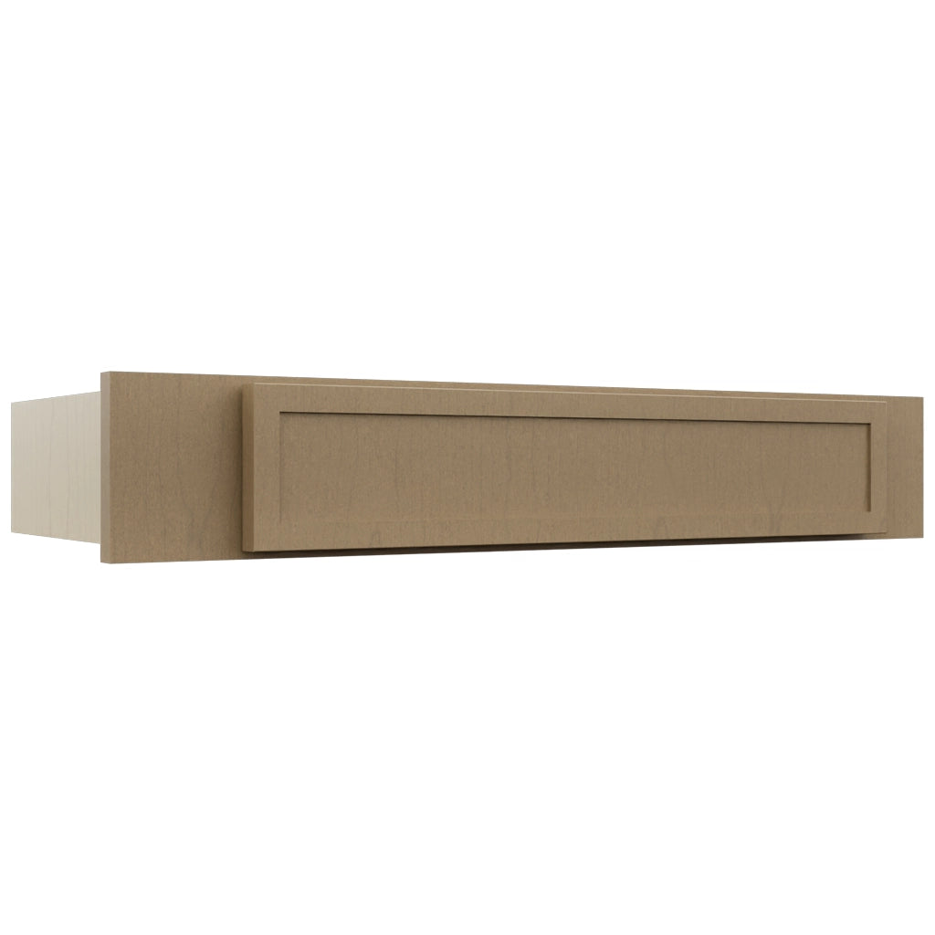 Fabuwood Luna Truffle KD30 Vanity Desk, Front View