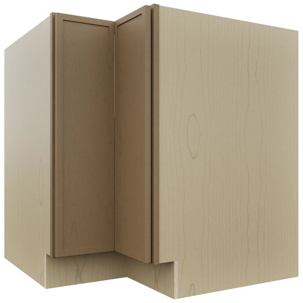 Fabuwood Luna Truffle LSB33 Base Corner Lazy Susan Cabinet, Front View