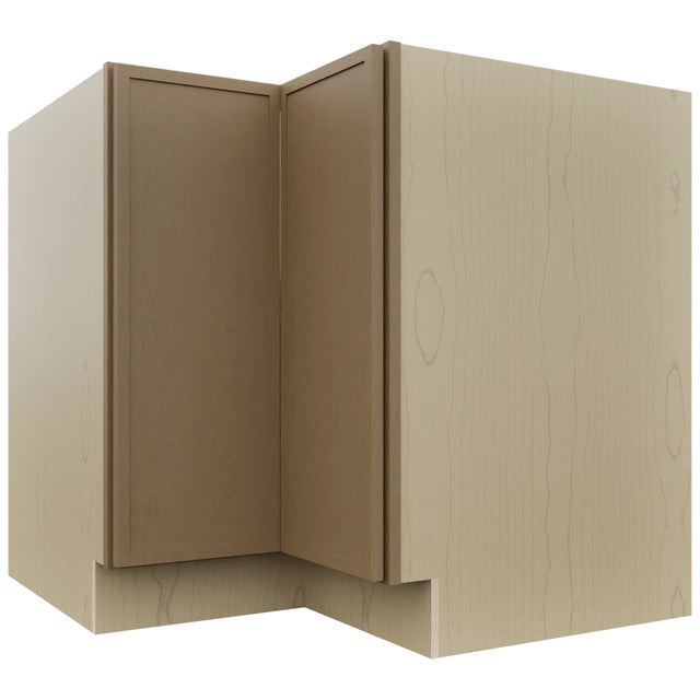 Fabuwood Luna Truffle LSB36 Base Corner Lazy Susan Cabinet, Front View
