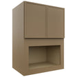 Fabuwood Luna Truffle MC304221 Wall Microwave Cabinet, Front View