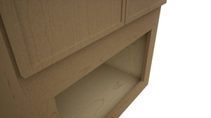 Fabuwood Luna Truffle MC304221 Wall Microwave Cabinet, Detail View