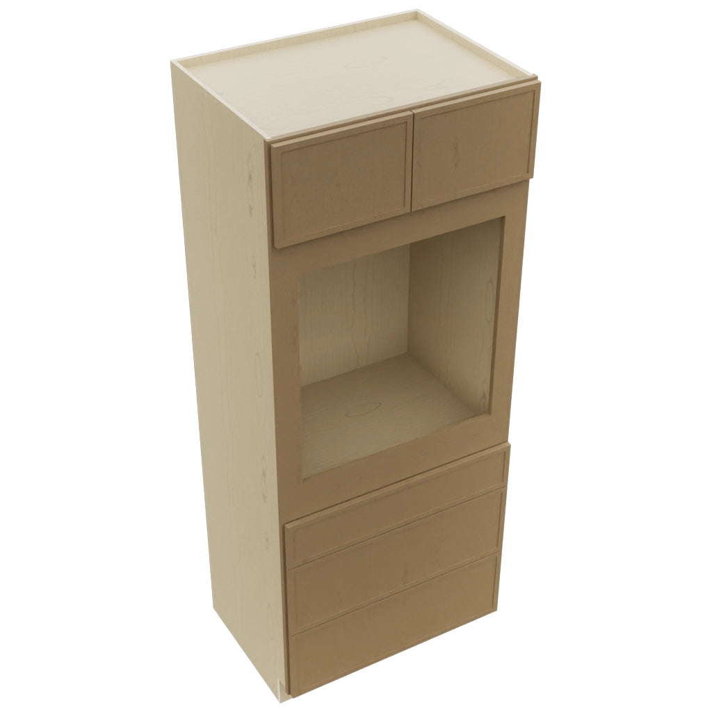 Fabuwood Luna Truffle OC3384S Tall Oven Cabinet Single, Top View