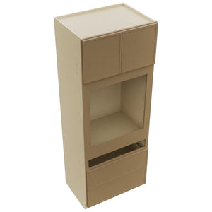 Fabuwood Luna Truffle OC3390C Tall Oven Cabinet Combo, Top View