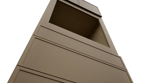 Fabuwood Luna Truffle OC3390S Tall Oven Cabinet Single, Detail View