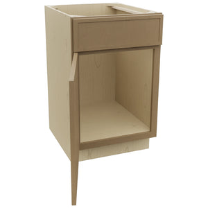 Fabuwood Luna Truffle SB21 Base Sink Cabinet, Open View