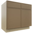 Fabuwood Luna Truffle SB36 Base Sink Cabinet, Front View