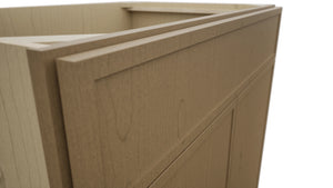 Fabuwood Luna Truffle SB36SDF Base Sink Cabinet, Detail View