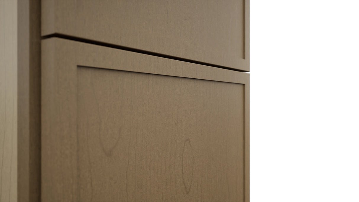 Fabuwood Luna Truffle TP151284 Tall Pantry Cabinet, Detail View