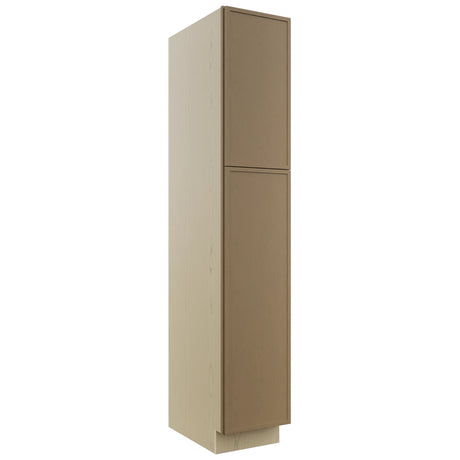 Fabuwood Luna Truffle TP152484 Tall Pantry Cabinet, Front View