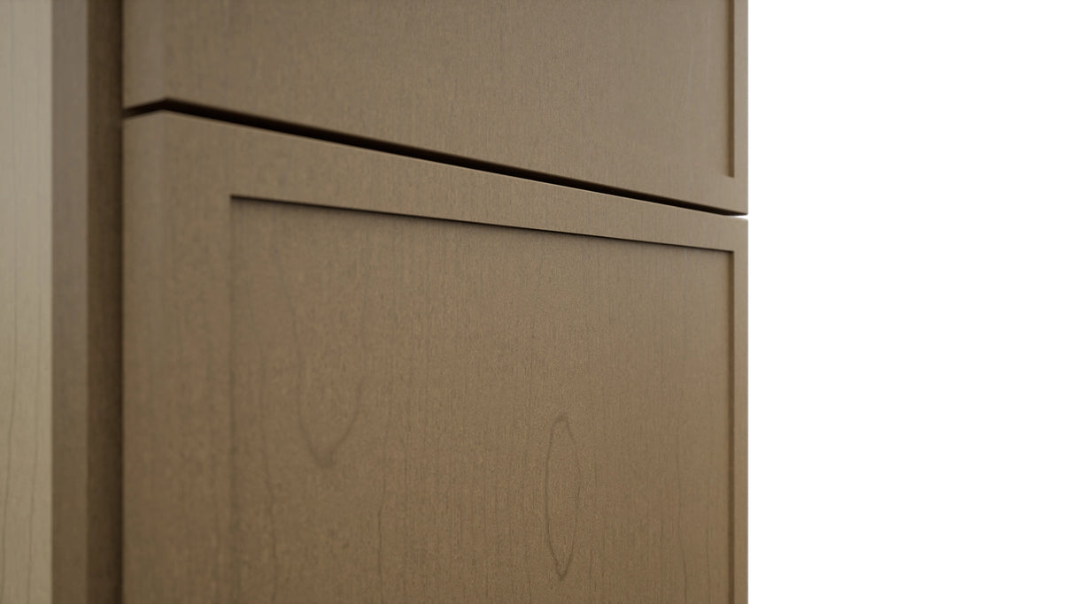 Fabuwood Luna Truffle TP152496 Tall Pantry Cabinet, Detail View