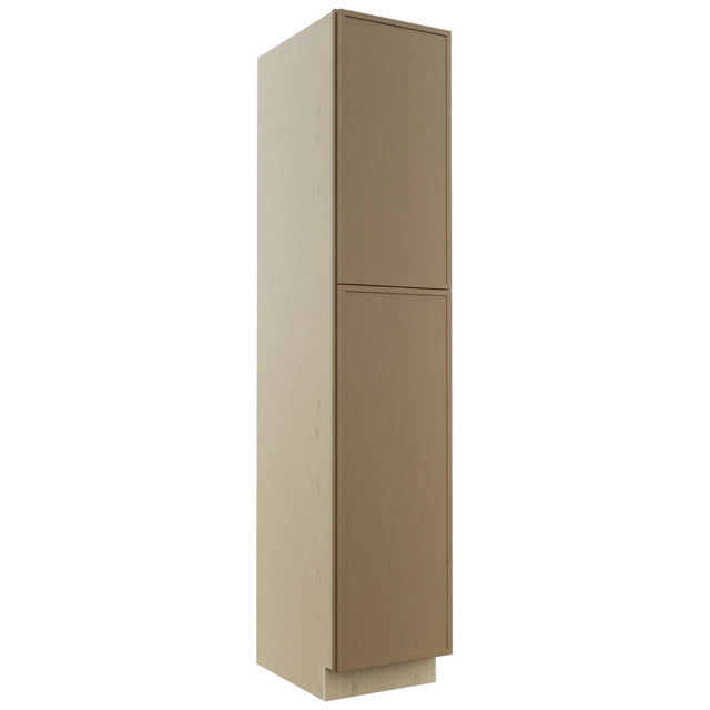 Fabuwood Luna Truffle TP182490 Tall Pantry Cabinet, Front View