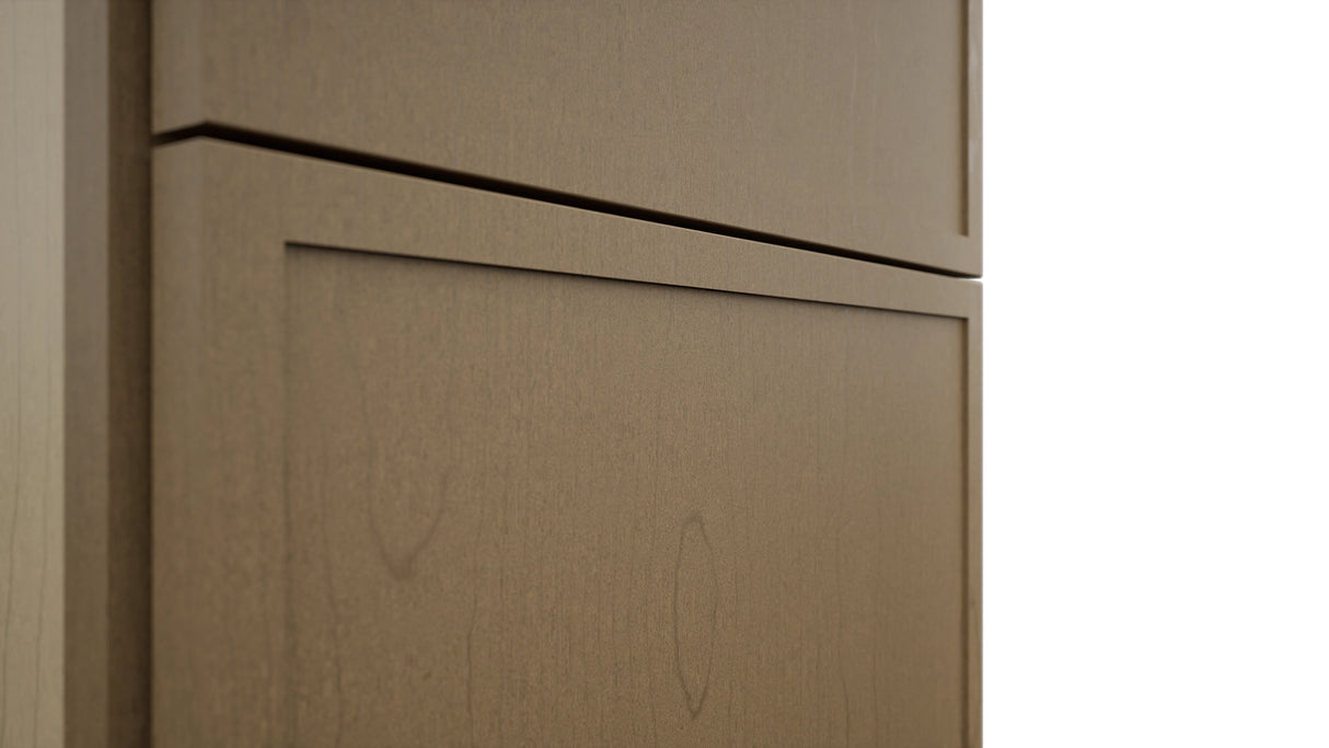 Fabuwood Luna Truffle TP182496 Tall Pantry Cabinet, Detail View