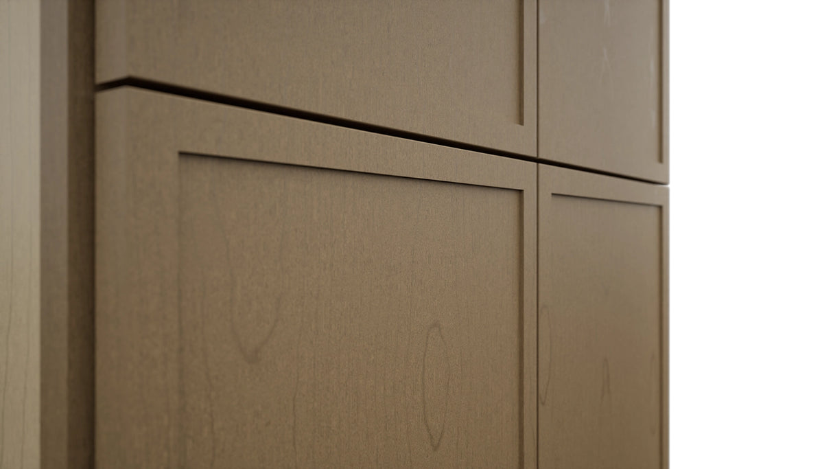 Fabuwood Luna Truffle TP241290 Tall Pantry Cabinet, Detail View