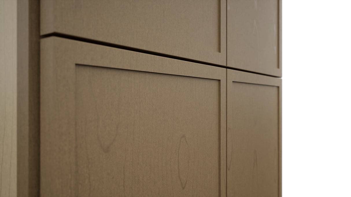 Fabuwood Luna Truffle TP242490 Tall Pantry Cabinet, Detail View