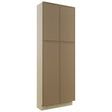 Fabuwood Luna Truffle TP301284 Tall Pantry Cabinet, Front View