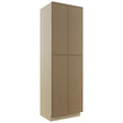 Fabuwood Luna Truffle TP302496 Tall Pantry Cabinet, Front View