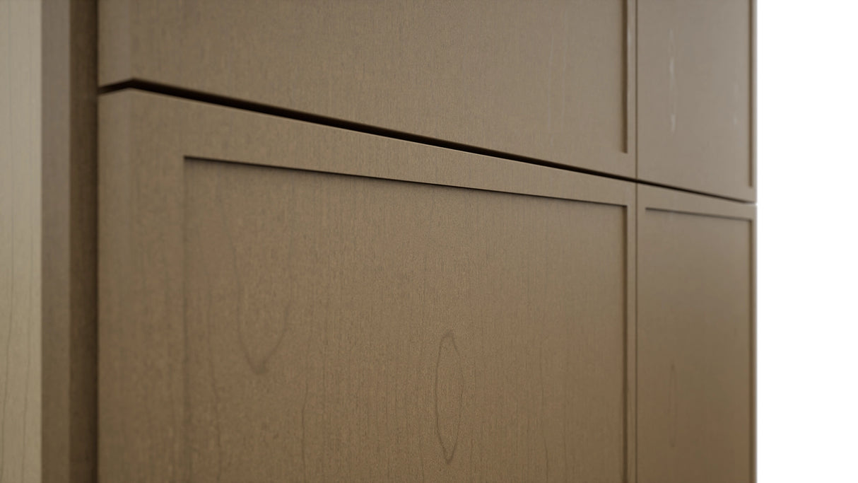 Fabuwood Luna Truffle TP361290 Tall Pantry Cabinet, Detail View