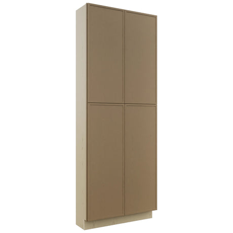 Fabuwood Luna Truffle TP361296 Tall Pantry Cabinet, Front View