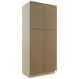 Fabuwood Luna Truffle TP362484 Tall Pantry Cabinet, Front View