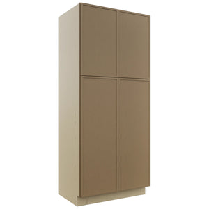 Fabuwood Luna Truffle TP362484 Tall Pantry Cabinet, Front View