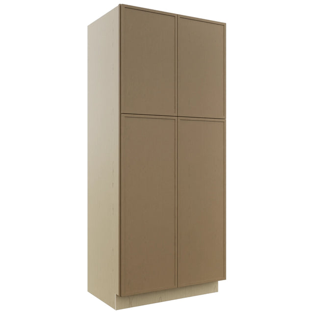 Fabuwood Luna Truffle TP362484 Tall Pantry Cabinet, Front View