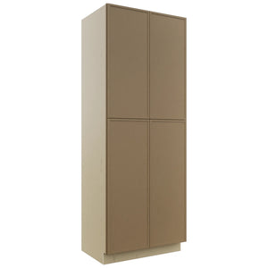 Fabuwood Luna Truffle TP362496 Tall Pantry Cabinet, Front View