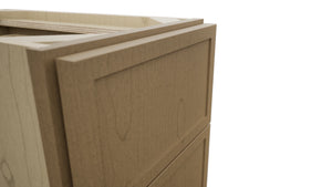 Fabuwood Luna Truffle VB12-34 Vanity Base Standard Cabinet, Detail View