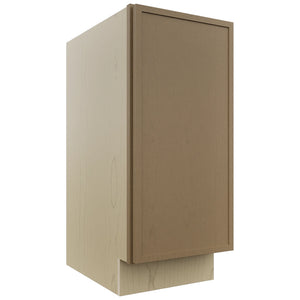 Fabuwood Luna Truffle VB15FD Vanity Base Full Height Cabinet, Front View