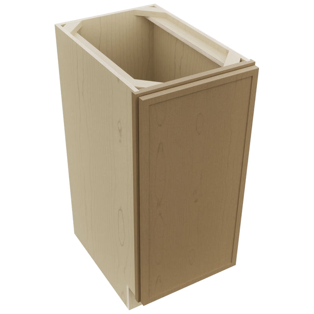 Fabuwood Luna Truffle VB15FD Vanity Base Full Height Cabinet, Top View