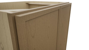 Fabuwood Luna Truffle VB27FD Vanity Base Full Height Cabinet, Detail View