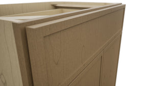 Fabuwood Luna Truffle VB30-34 Vanity Base Standard Cabinet, Detail View