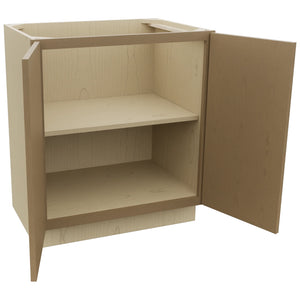 Fabuwood Luna Truffle VB30FD Vanity Base Full Height Cabinet, Open View
