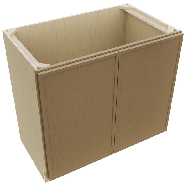 Fabuwood Luna Truffle VB36FD Vanity Base Full Height Cabinet, Top View