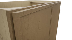 Fabuwood Luna Truffle VB36FD Vanity Base Full Height Cabinet, Detail View